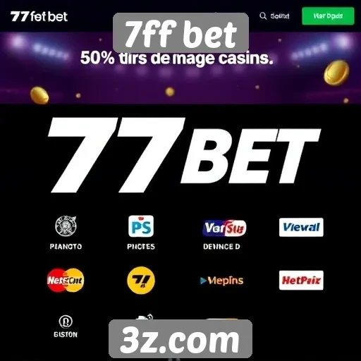 Métodos de pagamento disponíveis no 7ff bet