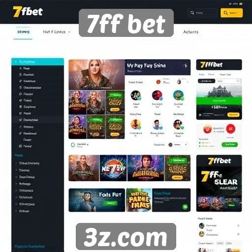 Avaliação das funcionalidades do site 7ff bet